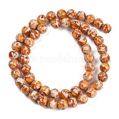 Sythetic Amber Beads Strands&nbsp;G-M199-02G