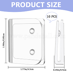 5 Sets Self Adhesive ABS Plastic Shower Curtain Clips&nbsp;DIY-CN0003-12