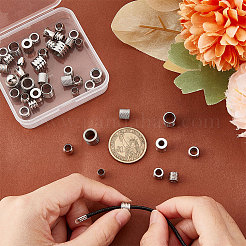 54Pcs 9 Style 201 & 304 Stainless Steel Beads&nbsp;STAS-UN0048-89