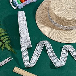 Vintage Jacquard Polyester Ribbon&nbsp;OCOR-WH0101-259C