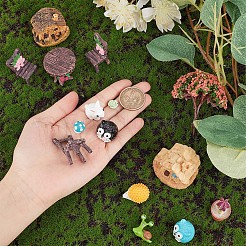 Resin Succulent Micro Landscape Dollhouse Ornaments&nbsp;DJEW-GF0001-58