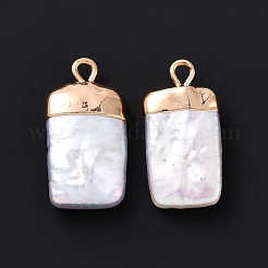 Natural Cultured Freshwater Pearl Pendants&nbsp;PEAR-P003-53