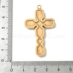 304 Stainless Steel Rhinestone Pendants Ion Plating(IP)&nbsp;STAS-V015-04B-G