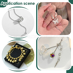 12Pcs 2 Styles 925 Sterling Silver Open Jump Rings&nbsp;STER-PH0004-62