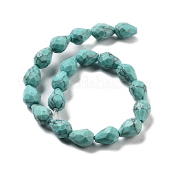 Synthetic Turquoise Beads Strands&nbsp;G-P520-B27-01