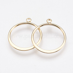 Long-Lasting Plated Brass Pendants&nbsp;KK-K227-023G-NF