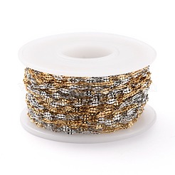 Two-Tone 304 Stainless Steel Dapped Chains&nbsp;CHS-B001-02