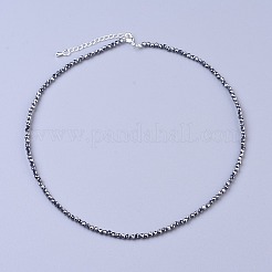 Natural & Synthetic Mixed Gemstone Beaded Necklaces&nbsp;NJEW-K114-B-AM