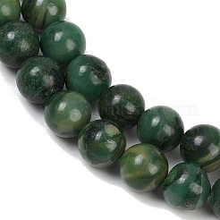 Natural African Jade Beads Strands&nbsp;G-K091-6mm
