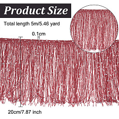 5M Sparkle Polyester Tassel Lace Trim&nbsp;OCOR-OC0001-38B