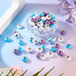150Pcs Opaque Resin European Beads&nbsp;RESI-TA0004-72A
