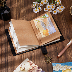 Rectangle Cowhide Journal Notebooks&nbsp;AJEW-WH0609-927A