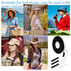 30Pcs 6 Colors EVA Hat Size Reducer Foam Reducing Tape&nbsp;AJEW-FG0005-64