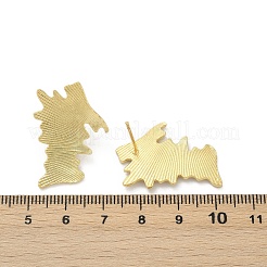 Brass Stud Earrings&nbsp;EJEW-M066-02G