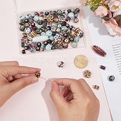 120Pcs 12 Styles Handmade Porcelain Beads&nbsp;PORC-SC0001-51