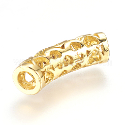 Brass Micro Pave Cubic Zirconia Beads&nbsp;X-ZIRC-J018-25G
