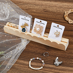 Pine Wood Card Display Stands&nbsp;ODIS-WH0100-02