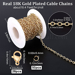 DIY Chain Bracelet Necklace Making Kit&nbsp;DIY-BBC0001-16