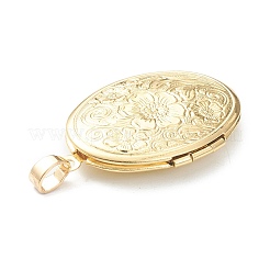 Brass Locket Pendants&nbsp;X-KK-P199-09G