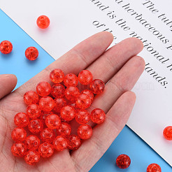 Transparent Crackle Acrylic Beads&nbsp;MACR-S373-66C-N08