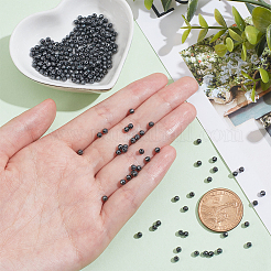 2Strands Non-magnetic Synthetic Hematite Beads Strands&nbsp;G-NB0005-01B