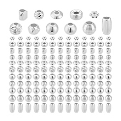 63Pcs 11 Styles 925 Sterling Silver Beads&nbsp;STER-PH0003-28