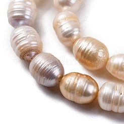 Natural Cultured Freshwater Pearl Beads Strands&nbsp;PEAR-XCP0001-07