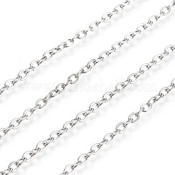 Tarnish Resistant 304 Stainless Steel Cable Chains&nbsp;CHS-L024-018P