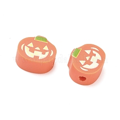 Halloween Printed Handmade Polymer Clay Beads&nbsp;CLAY-I016-05A