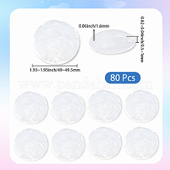 80Pcs Natural Capiz Shell Connector Charms&nbsp;SHEL-CY0001-02
