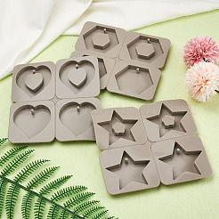 3Pcs 3 Style Silicone Molds&nbsp;DIY-BG0001-19