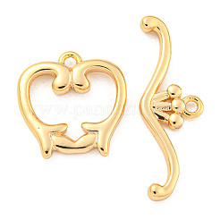 Brass Toggle Clasps&nbsp;KK-A223-23G