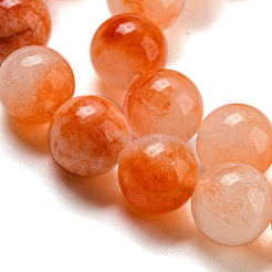 Natural Dyed Yellow Jade Beads Strands&nbsp;G-Q160-A01-01G