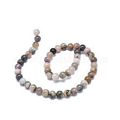 Natural Rhodonite Beads Strands&nbsp;X-G-G828-02-8mm