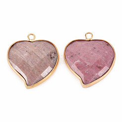 Natural Rhodochrosite Pendants&nbsp;G-N326-124B