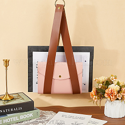2Pcs PU Leather Wall Mounted Magazine Organizer Holder&nbsp;AJEW-CL0002-23