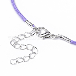 Waxed Cotton Cord Necklace Making&nbsp;MAK-S032-1.5mm-B10