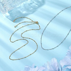 2Pcs 2 Colors 304 Stainless Steel Slider Necklace Makings&nbsp;AJEW-JB01272