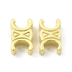 Rack Plating Brass Spacer Beads&nbsp;KK-B072-43G
