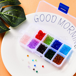 Transparent Glass Beads&nbsp;FPDL-S015-04B-01-B