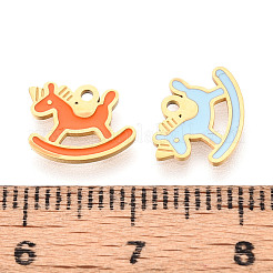 304 Stainless Steel Enamel Charms&nbsp;STAS-T065-49G