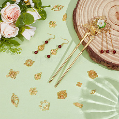 200Pcs 10 Styles Alloy Connector Charms&nbsp;FIND-PH0061-69