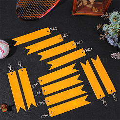 12Pcs Rectangle PVC Pendant Keychains&nbsp;AJEW-CN0005-24B