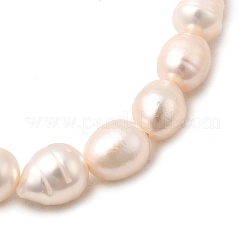 Natural Cultured Freshwater Pearl Beads Stretch Bracelets for Women&nbsp;BJEW-JB12302