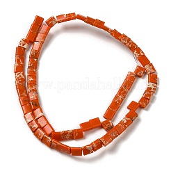 Synthetic Imperial Jasper Beads Strands&nbsp;G-F762-A09-01