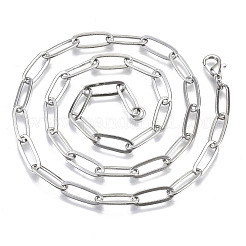 Brass Paperclip Chains&nbsp;MAK-S072-13B-P