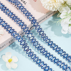 Waved Paillette Lace Trims&nbsp;OCOR-WH0070-13A