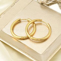 PVD Vacuum Plating 304 Stainless Steel Huggie Hoop Earrings for Women&nbsp;EJEW-F280-07H-G