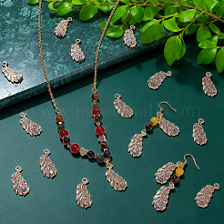 50Pcs Alloy Rhinestone Pendants&nbsp;FIND-UN0010-45