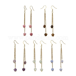 Star Natural & Synthetic Mixed Stones Earrings for Women&nbsp;EJEW-JE07130
